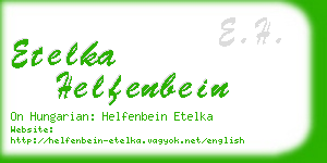 etelka helfenbein business card